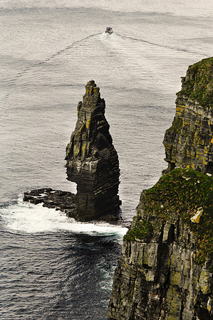 Cliffs of Moher with Boat