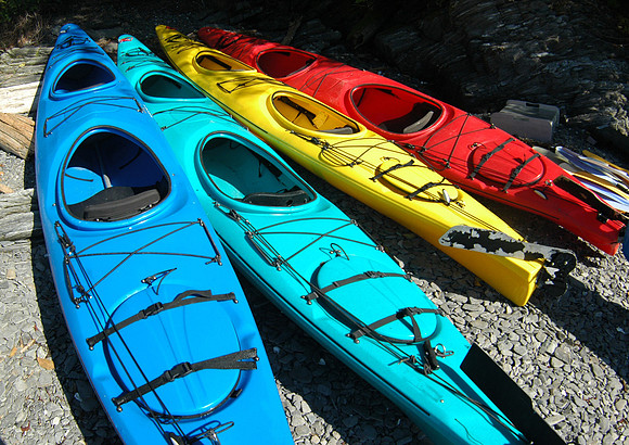 Colorful Kayaks